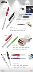 Flashlight Stylus Pens