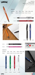 Soft Touch Metal Pens