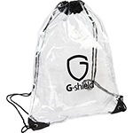 Biodegradable Clear Drawstring Backpacks