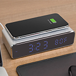 Qi Charging Alarm Clock 
