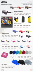Lungsal's Sunglasses and Towels