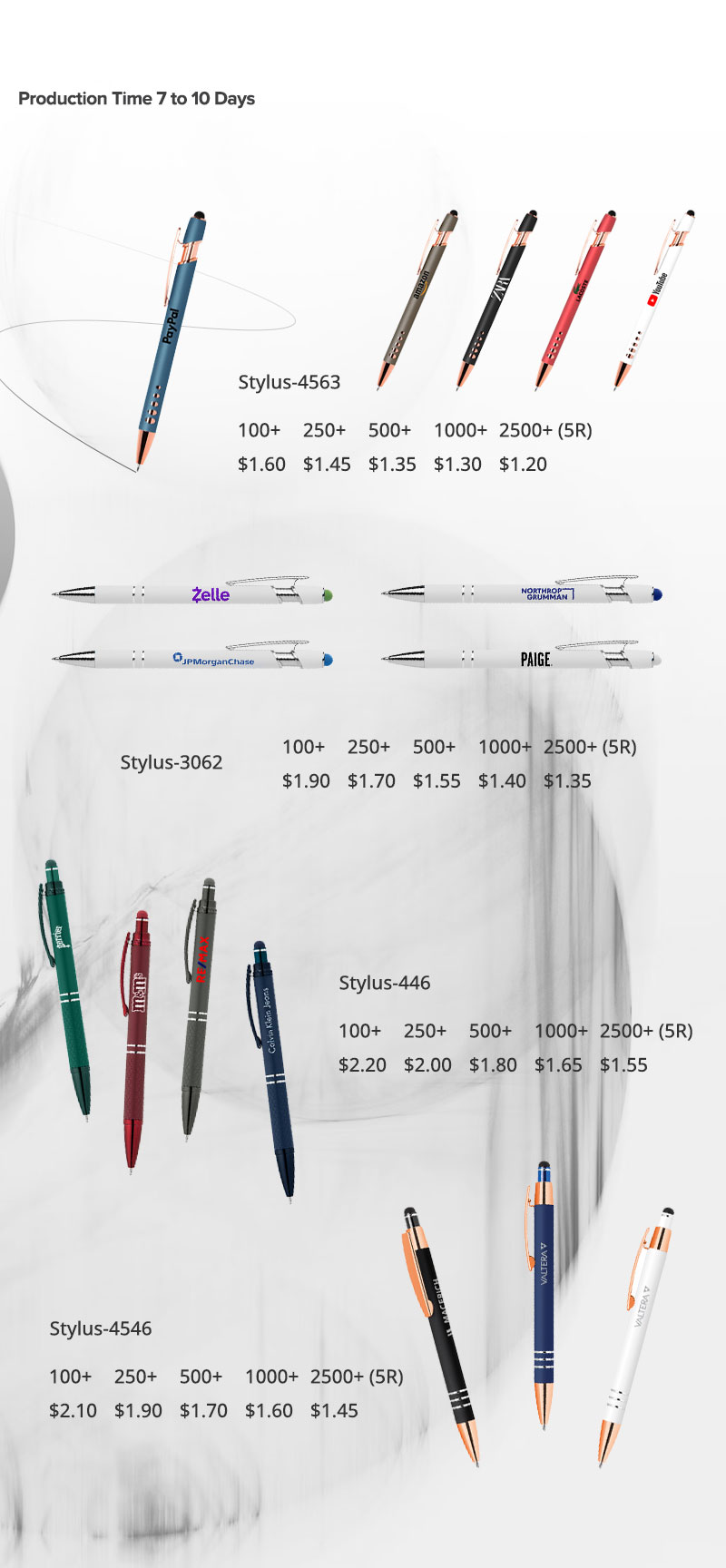 Lungsal's New Soft Touch Stylus Pens
