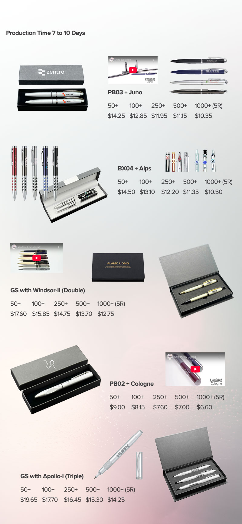 Lungsal's 2026 Pen Sets