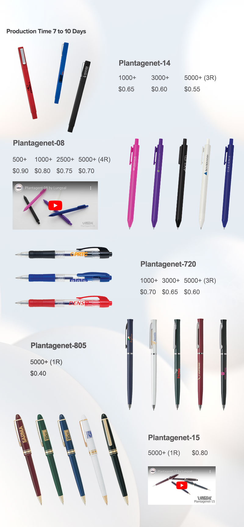 Lungsal's Iconic Plastic Pens