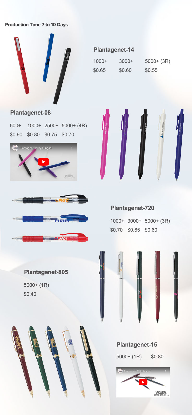 Lungsal's Iconic Plastic Pens
