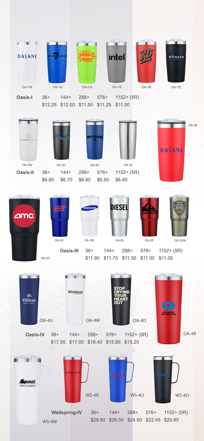 Lungsal's Oasis Tumblers