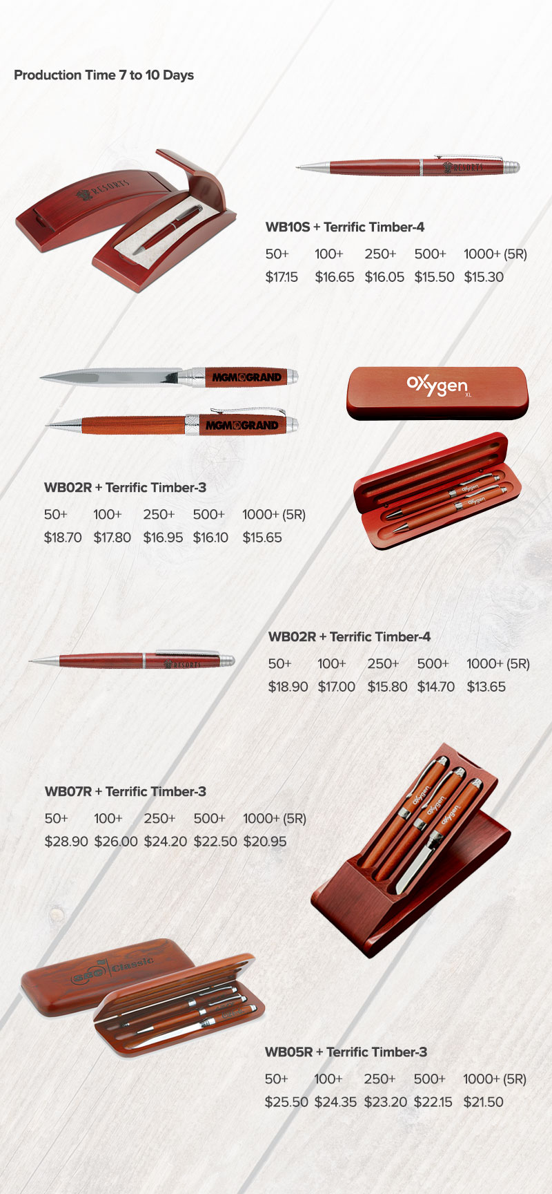 Lungsal's Premade Wooden Pen Sets