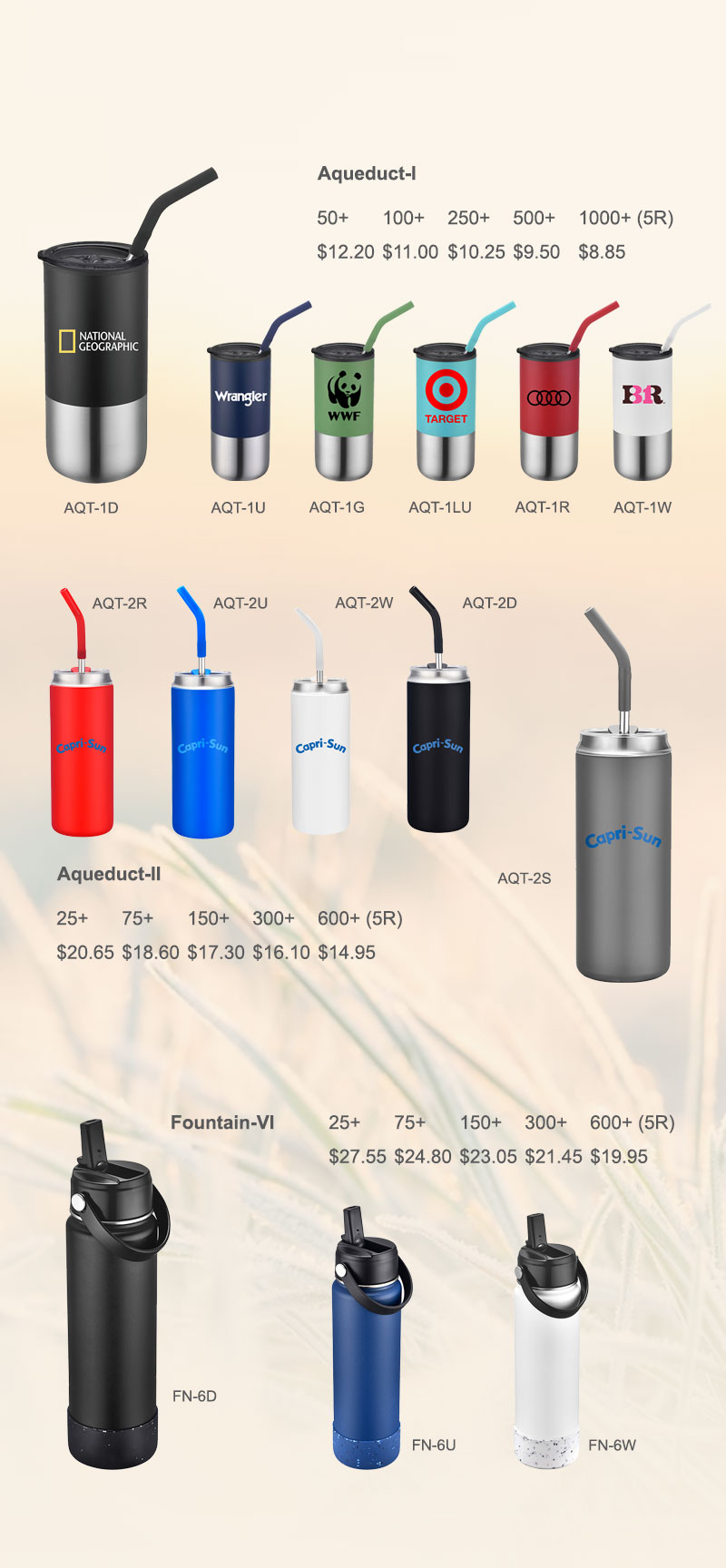 Lungsal's Tumblers with Straws